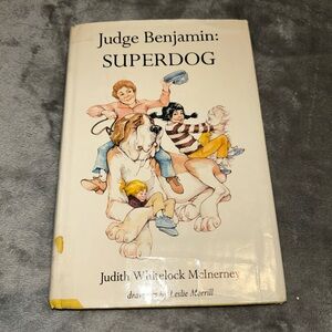 📚BOOK SALE 5 for $20📚 Judge Benjamin The Superdog, Hardcover, 1982